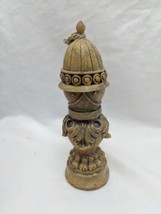 Vintage 1999 Decrotive Ceramic Bishop Chess Piece With Green Felt Bottom 6&quot; - $44.54