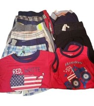 Toddler Boy 18 Months Clothes Bulk 12 Piece Lot Onesis Shorts Jeans Swea... - $27.22