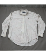 Ralph Lauren Mens XL Oxford Classic Fit Dress Shirt Long Sleeve Embroide... - £20.93 GBP