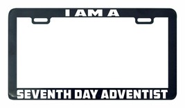I am a Seventh Day Adventist faith Christian license plate frame tag holder - £4.72 GBP