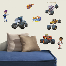 Blaze &amp; The Monster Machines Peel And Stick Wall Decals NEW - £16.59 GBP