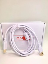 Omnihil 8Ft-White High Speed Usb 2.0 Cable Compatible With, Drum Electro... - $616.38 MXN