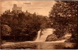 Postcard Pyrmont Germany Europe Cardboard Sepia Dated 1913 5.5 x 3.5 inches - $8.56