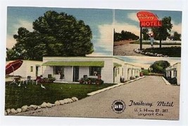 Trailway Motel Postcard Longmont Colorado US 87 &amp; 287 - $11.88