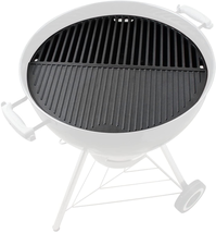Half Moon Cast Iron Cooking Grate for 22&quot; Weber Charcoal Grills Big Green Egg - £99.73 GBP