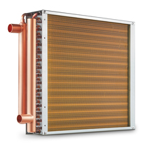 VEVOR Heat Exchanger Water, 16"x 16" with 3-Row 3/8" Copper Ports, 193 A... - $129.90