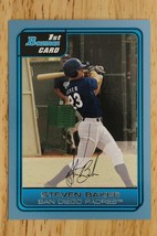 STEVEN BAKER 418/500 Rookie RC Blue B47 San Diego Padres 2006 Bowman Baseball - $4.94