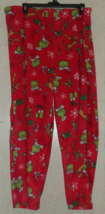 Excellent Mens Dr. Seuss&#39;s Grinch Super Soft Fleece Pajama Pants Size 3X 48-50 - £19.57 GBP