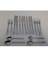 17 Pcs Oneida Stainless Flatware Seymour ~ Salad - Fork - Knives - Spoon... - £33.59 GBP