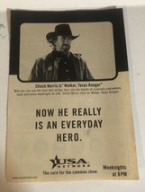 Walker Texas Ranger Tv Guide Print Ad Chuck Norris Tpa16 - $5.93