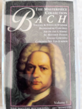 The Masterpiece Collection Bach Mozart Beethoven Strauss Lot of 4 cassettes - $12.50
