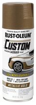 Rust-Oleum Custom Premium Lacquer Paint Metallic Gold 323352 - $12.78