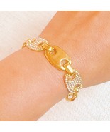 Majestic Pave Gold Western Equestrian Horse Bit Anchor or Mariner Link B... - $37.65 CAD
