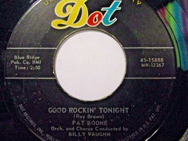 Pat Boone-Good Rockin&#39; Tonight / With The Wind and The Rain In Yo-45rpm-... - £5.91 GBP