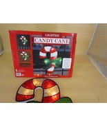 Impact Innovations In/Out Door Lighted Candy Cane Window/Door Decoration... - €20,62 EUR