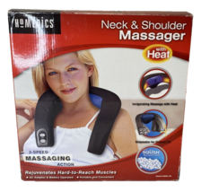 Homedics Neck &amp; Shoulder Massager, Model NMSQ 100A ~ 2 Speeds With Heat  - £10.72 GBP