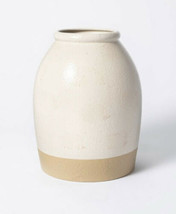 Studio McGee 11”x8” Crock Stoneware Vase Beige | Treshhold - £50.47 GBP