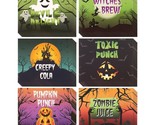 36 - Pop Soda Bottle Labels Stickers - Creepy Halloween Party Fun  - £2.36 GBP