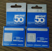 Rapid Office Staples 5/16” 50 Sheet Capacity 2 Packs Each With 1000 Stap... - $9.89