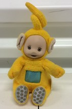 Vintage 1998 Hasbro Teletubbies Laa-Laa 11&quot; Yellow Plush Toy PBS - $14.22