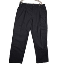 Propper Mens 40X30 Tactical Pants F5252 Black Cargo Soil Stain Water Resistant - £21.14 GBP