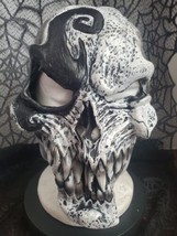 California Costumes Inc Skeleton Skull  Spooky Halloween Adult Mask Black Eye Y - £7.98 GBP