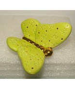 Nora Fleming Mini Green Gold Butterfly Retired Old Style nf Initial Mark... - £319.66 GBP