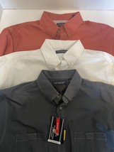 Roundtree &amp; Yorke Men&#39;s Long Sleeve Button Shirt Vented Back Large Choos... - $21.88