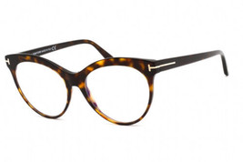 TOM FORD FT5827-B 052 Dark Havana 55mm Eyeglasses New Authentic - $121.96