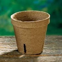 Jiffy Pot, Single Round, 2.25" X 2.25", 50 Pack, Pots, 50 Cells, Biodegradable - $19.99