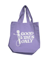 Nobu Good Vibes Only Reusable Tote - Lilac - $15.99