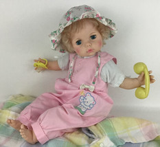 Vintage Eegee Goldberger Baby Doll Sleepy Eye 25&quot; Large 1960s 1969 Girl Big Baby - £150.80 GBP