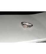 10K WHITE GOLD DIAMOND ROUND &amp; BAGUETTE COCKTAIL RING, SIZE 7, 0.25(TCW)... - $325.00