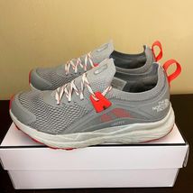 The North Face Vectiv Womens Grey Red Trail Running Shoes NF0A4PFL Size 7 - $59.09