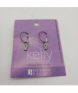 Sterling silver bob siemon  Small Fish on Hoop Earrings - €19,01 EUR