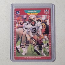 Bobby Hebert Autographed Card #266 New Orleans Saints QB 1989 Pro Set  - $9.98