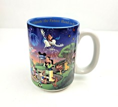 Walt Disney World 2000 Ceramic Coffee Mug Celebrate the Future Hand in H... - $12.99
