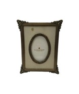 Vintage Victoria&#39;s Secret Brass Metal Picture Frame w Glass by Margaret ... - £6.15 GBP