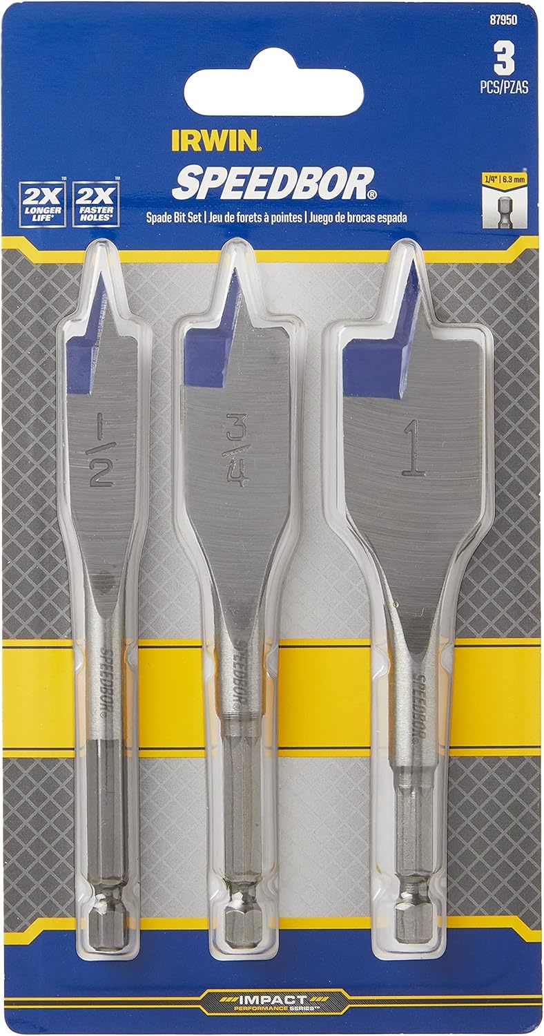 Irwin Tools Irwin Industrial Tools 87950 Speebor Blue Groove Spade Bit, ... - $30.94