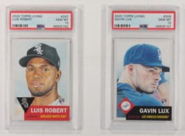 Lot De 2 PSA 10 2020 Topps Living Gavin Lux Et Luis Robert - £90.30 GBP