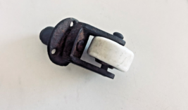 Antique Porcelain/Ceramic Furniture Caster Wheel Victorian Era Metal/Iro... - $14.84