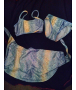 Bathing Suit Swimwear - Pre-Owned - Rainbow Colors with Silver Stars Siz... - $236.20 MXN