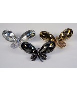 Ladies Brooch/Pin Pretty Dragonfly, Large Gemstone Wings ~ 3 Colors NEW ... - £8.65 GBP
