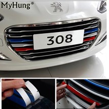 Car Stickers 3 Color Car Styling Front Reflective Strip Decal Vinyl Kidney Grill - £68.16 GBP