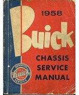 1958 BUICK Chassis Service Manual (illustrated) massive, thick manual! - $49.49