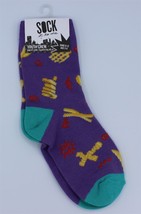 Sock It To Me Socks - Youth Crew - Everyday Is Fryday - Shoe Size 8-13 - $9.04