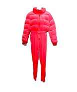 Shane Justin RUNWAY Jumpsuit Pink Velour Coveralls Puffer Jacket Pants S... - $3,979.79 MXN