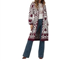 Wrangler women&#39;s retro punchy cardigan in Magenta - $58.00