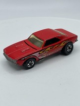 Vintage Original 1982 Hot Wheels '67 Camaro Red Opening Hood Flames Rare Car - $18.99