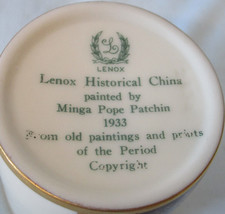 Lenox Historal Minga Pope Patchin Cup &amp; Saucer 1933 Santa Barbara Missio... - £27.94 GBP